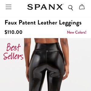 Worn once patent leather spanx perfect for the holidays!